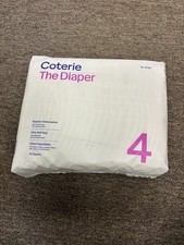 Coterie Diapers Size 4 - New in Packaging - 4 pack of 25 100 Total 
