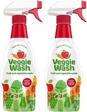 Fruit & Vegetable Wash, Produce Wash and Cleaner, 2-Pack Spray, 32 Fluid Ounce