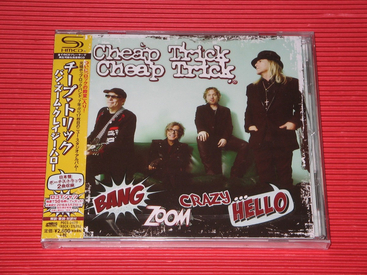 4BT CHEAP TRICK Bang Zoom Crazy Hello with Bonus Track JAPAN SHM