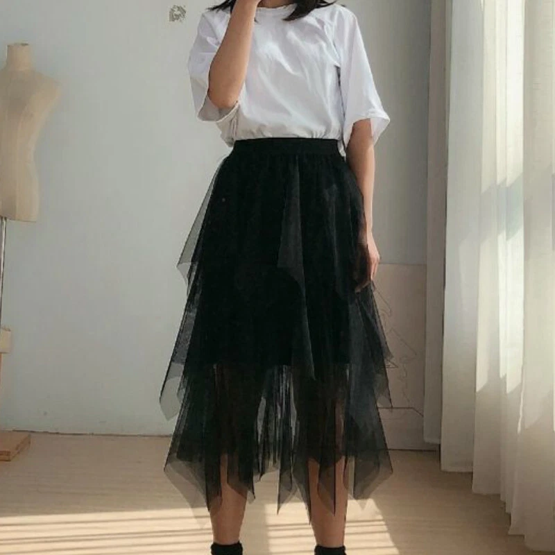 Mesh tulle top skirt uk