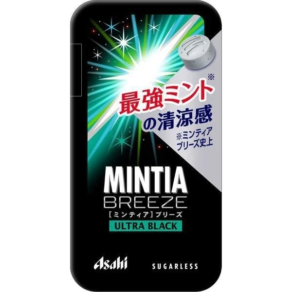 Asahi Mintia Breeze Ultra Black sugarless 30 tablets from Japan | eBay