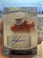 Sam Cosmi Sage Auto Washington Commanders Texas Longhorns