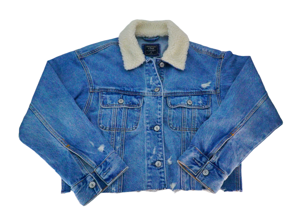 Abercrombie \u0026 Fitch Womens Denim Jacket 