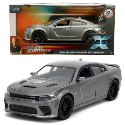 Jada 1/24 Maßstab Fast & Furious 10 (Schnell X) 2001 Dodge Ladegerät SRT Hellcat