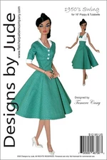1950's Swing Doll Clothes Sewing Pattern 16" Poppy Parker & Tulabelle Integrity