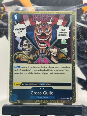 One Piece CG 4 Cross Guild OP09-057 Emperors in the New World Rare