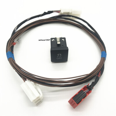 0EM 2x ESP Traction Control Switch Button Cable For VW Jetta Golf GTI MK5/6 Eos