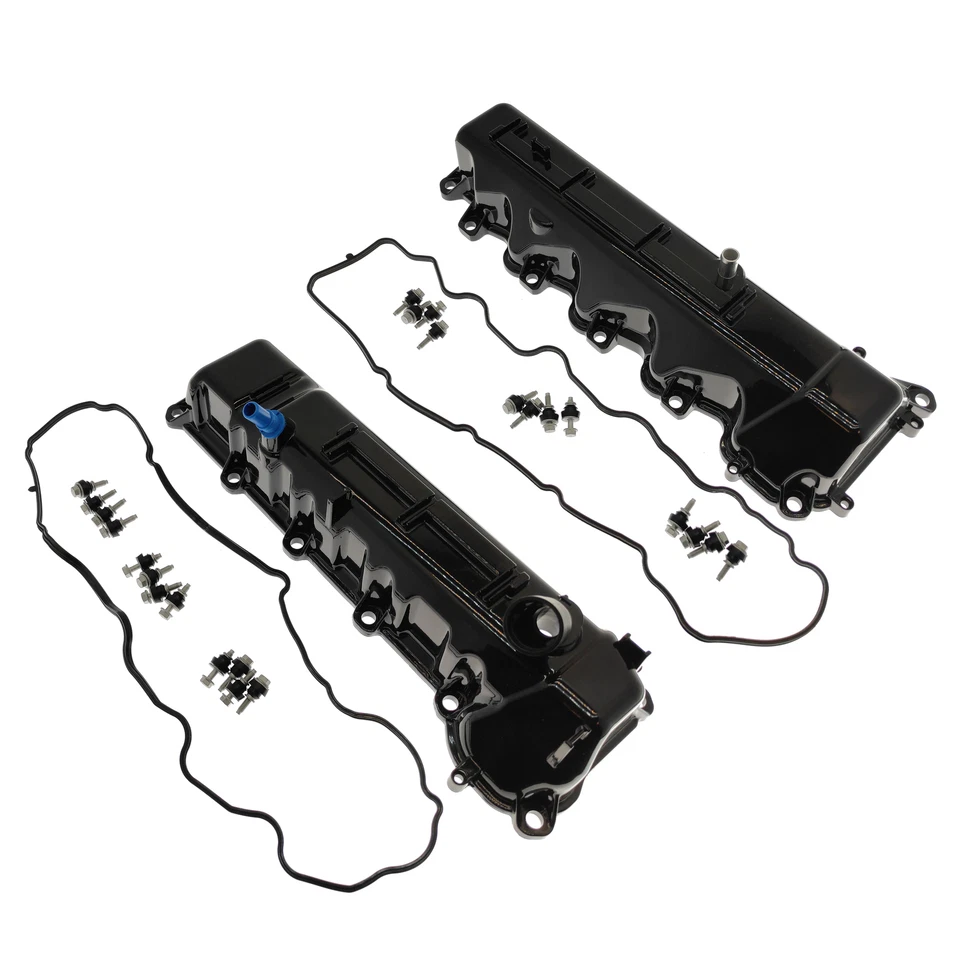 Left+Right Side Aluminum Engine Valve Covers For Ram1500 Dodge Dakota 53022138AC Foto 3 de 4