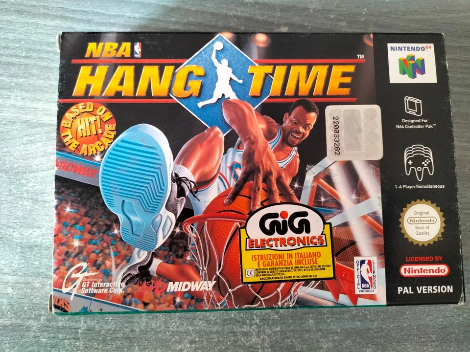NBA Hang Time nintendo 64 n64 PAL ita es uk - Immagine 4 di 4