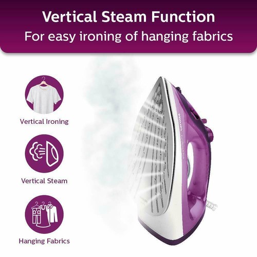 Philips Easy Speed Plus Steam Iron GC2147/30 Of2400W Power With CeramicSoleplate - Picture 3 of 4