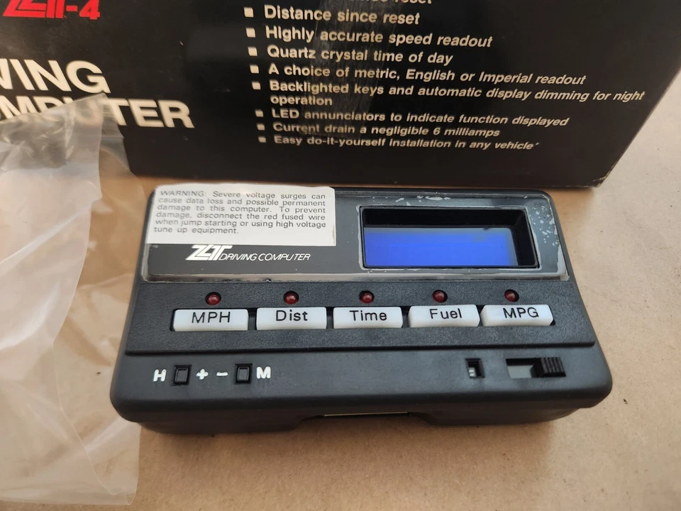 Computadora de conducción Cal Custom, ZT-4 NUEVO STOCK ANTIGUO Foto 3 de 4