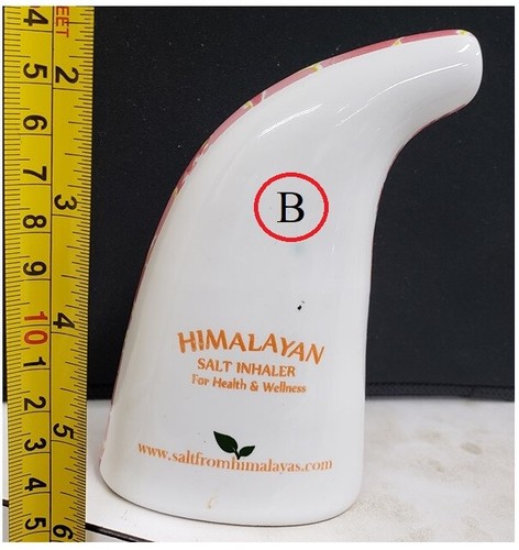 Set of 2 Himalayan Salt Inhaler with  Salt for Asthma,Sinusitis and Snoring - Picture 1 of 12
