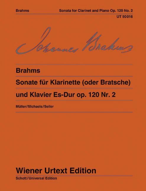 Clarinet Sonata Op. 120 No. 2 - Eb Johannes Brahms Book [Softcover] Clarinet and - Image 3 of 4