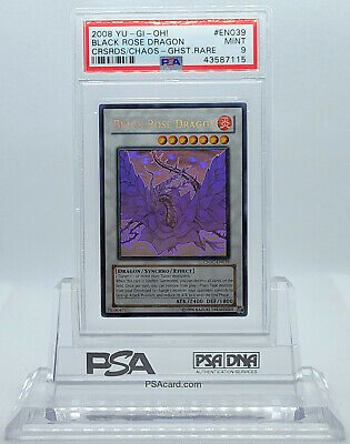 YUGIOH CSOC-EN039 BLACK ROSE DRAGON GHOST RARE HOLO FOIL PSA YUGIOH CSOC-EN039 BLACK ROSE DRAGON GHOST RARE HOLO FOIL PSA