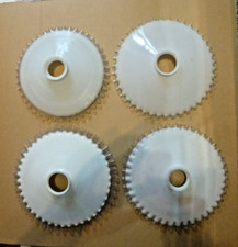 4 ANCIEN ABAT-JOUR EN OPALINE PLISSÉE POUR LAMPE LUSTRE MONTE ET BAISSE