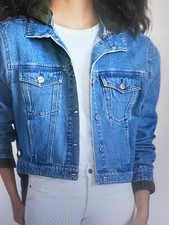 Veronica Beard Shani Denim Twill Combo Jacket