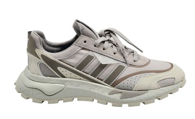 Adidas Retropy P9 Boost Aero Green Aluminium Trail Running Shoes Mens