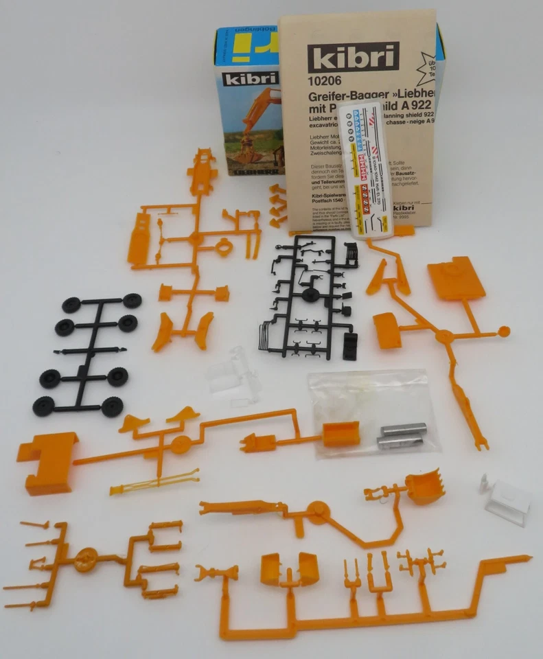 Kibri #10206 Pala Escavatore Liebherr 922 Ho 1/87 IN Box Quadri E Completo - Immagine 3 di 4