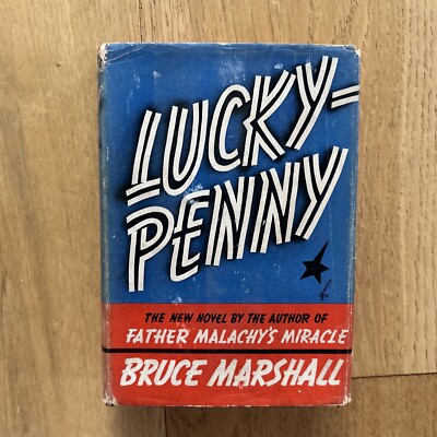 Luckypenny by Bruce Marshall VERY RARE 1st Edition 1938 HB with Dust Jacket
