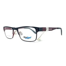 Blue Surf RUN TWEEN 42 Kids Eyeglasses Frames Black Red Rectangular 46-17-125