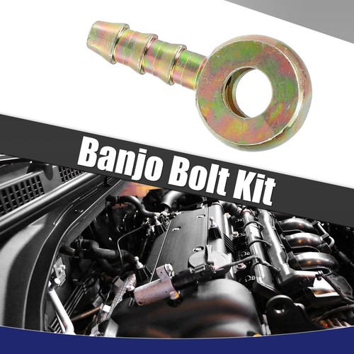 Hohlschrauben-Set M6 x 1, Hohlschraube, Schlauchtülle, Bronze, für Motorrad Auto - Bild 2 von 6