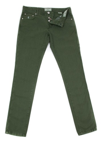 Pantaloni Beige Solidi Luigi Borrelli - Super Slim - 35/51 Pantaloni Beige Solidi Luigi Borrelli - Super Slim - 35/51