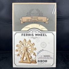 Ferris Wheel Classical 3D Wooden Puzzle Robotime 120 Pieces BRAND NEW SEALED
