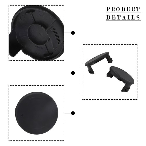 2pcs.Grass Eater Spool Cap Cover For Hyper Tough String Trimmer HT19-401-003-06 - Picture 4 of 18