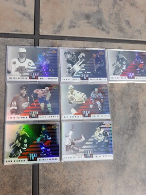1993-94 Upper Deck Next In Line ERROR Insert Set of 6 cards NL1-NL6+ RARE NL2 !!