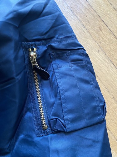 Vintage Delta MA-1 Flieger Bomberjacke Herren Gr. XXXL - Bild 4 von 6