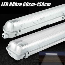 4FT 5FT IP65 LED Strip Lights Batten Tube Light Office Shop Garage Ceiling Lamp