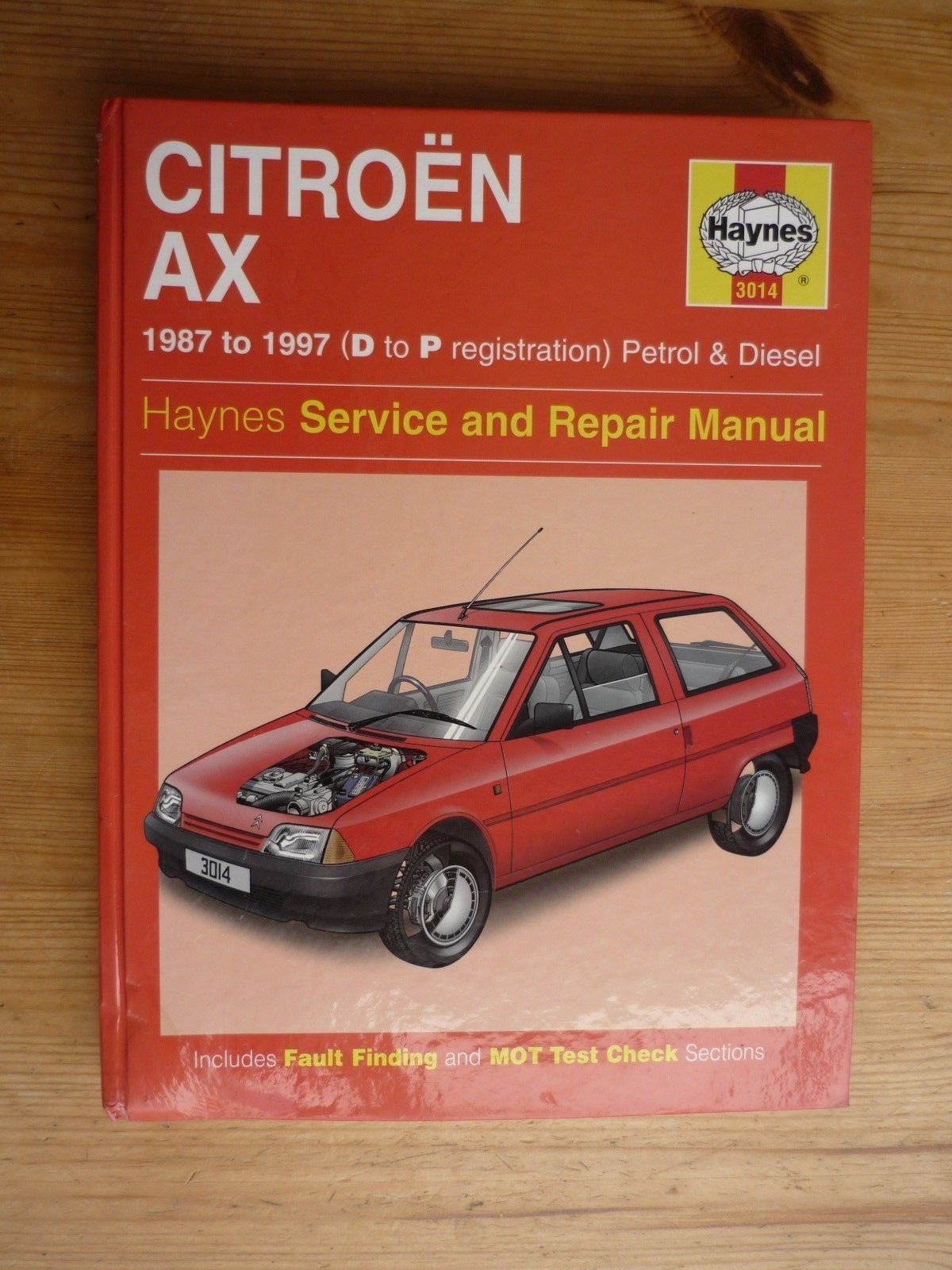 Citroen Ax 1987 1997 Haynes Car Repair Manual