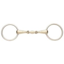 Ovation Elite Stainless Steel Loose Ring with German Silver Peanut Mouth
