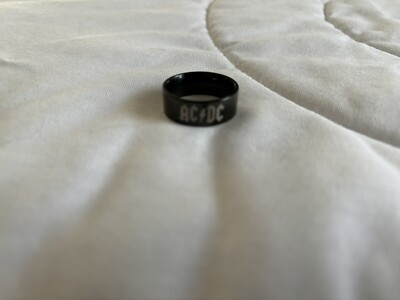 AC/DC BAND LOGO RING - Size 10 | eBay