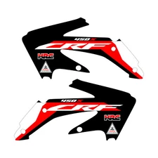 CRF450x 2005-2017 shroud graphics 21+ style black FREE SHIPPING!!