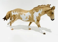 Peter Stone Horse Running Quarter Horse Remington DAH Palomino Pinto OOAK WOW