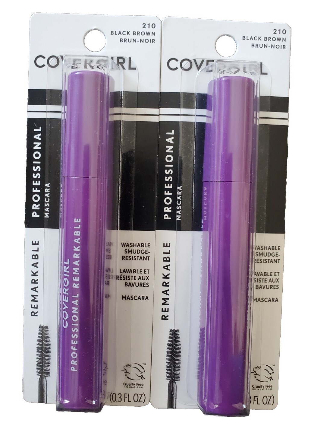 2x COVERGIRL Mascara Professional Remarkable 210 Black Brown Set Lot .3 oz NEW eBay