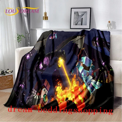 Minecraft Creeper Fleecedecke Überwurf Schlafsofa warm weich Decke Flanell Geschenk - Bild 24 von 74