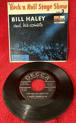 BILL HALEY & COMETS: rock 'n roll stage show, part 3 DECCA 7'' 45 RPM EP ED 2418