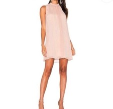 WAYF Reformation Neutral Gauzy Boho Chic Cocktail Women’s Mini Dress Size:S