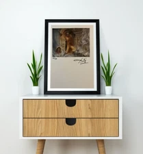 Salvador Dali, Original Hand-signed Lithograph with COA & Appraisal of $3,500