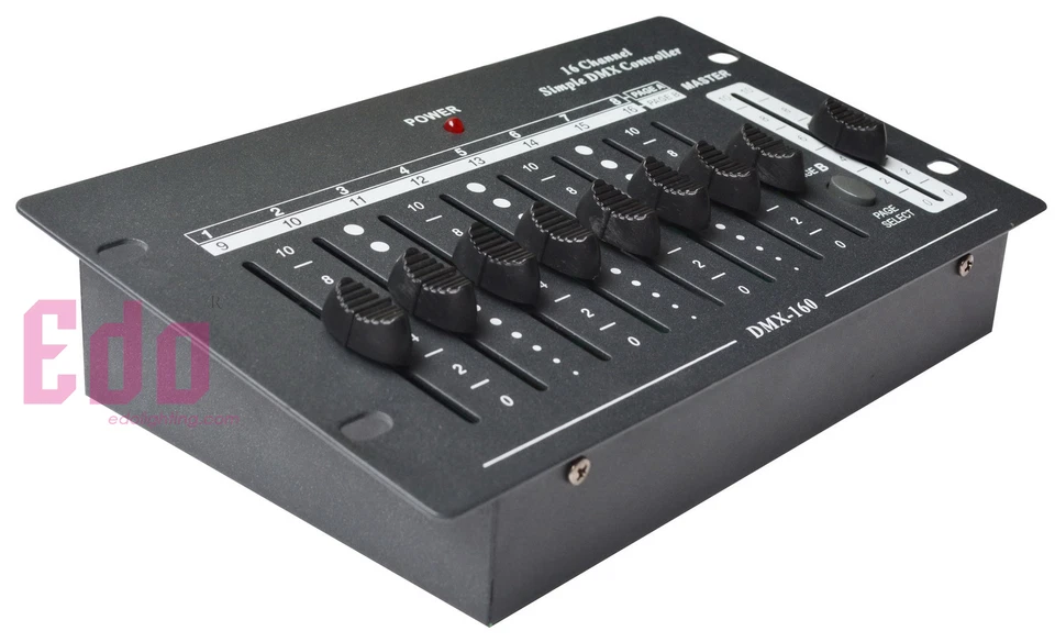 Mini 16CH DMX battery build-in Controller Disco DJ lights console Lamp Connector - Image 4 of 4