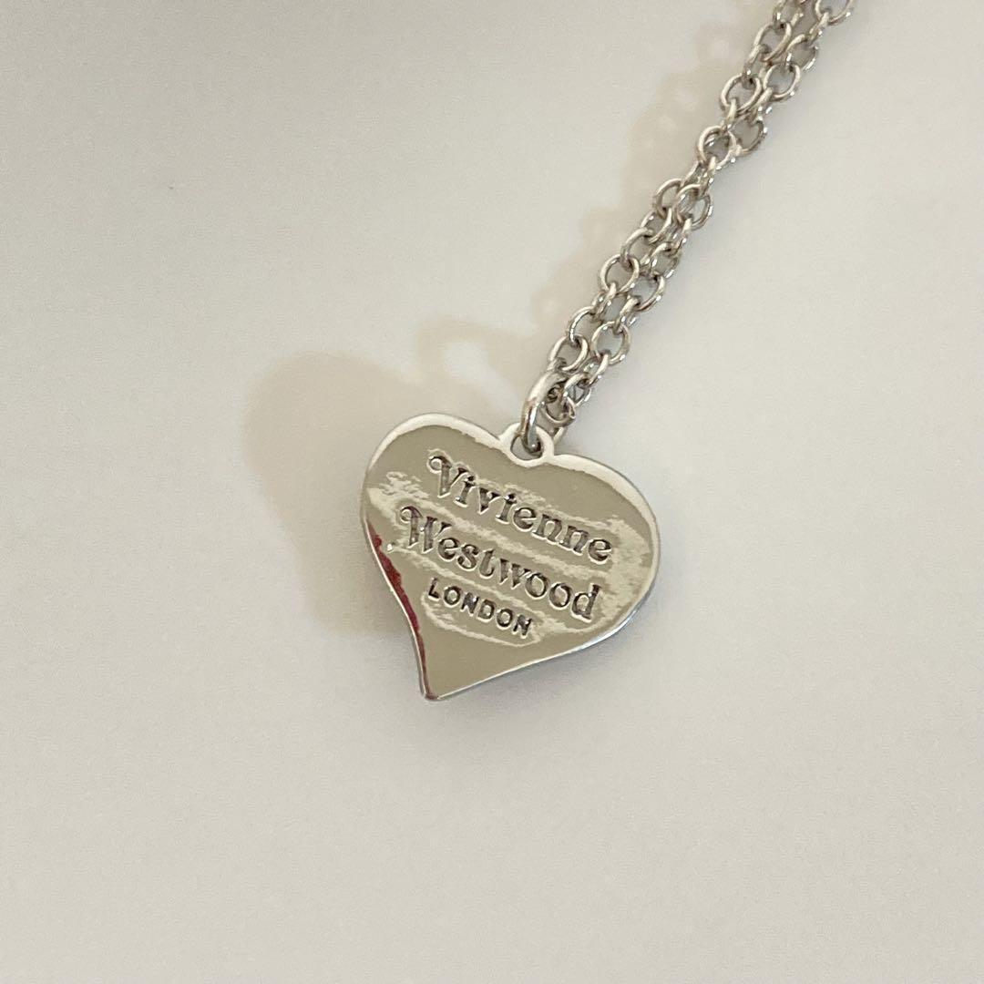 Vivienne Westwood Silver Petra Necklace Silver Shell Heart w Vivienne Westwood Silver Petra Necklace Silver Shell Heart w