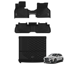Floor Mats for BMW iX 2022-2026 TPE Protection Anti-slip Cargo Mat Floor Liners
