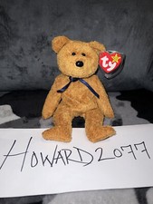 Ty Fuzz Bear Beanie Babies Rare/Retired MWMT
