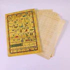 Papyrus Paper Ancient Egyptian  Sheets for Kids Hieroglyphics Drawing Pack of 10