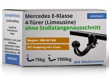 ANHÄNGERKUPPLUNG starr passt für Mercedes E-Klasse 85-95 +13polig ESatz ABE