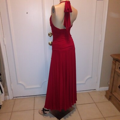BCBGMAXAZRIA nwot claret red jersey knit maxi dress sz S