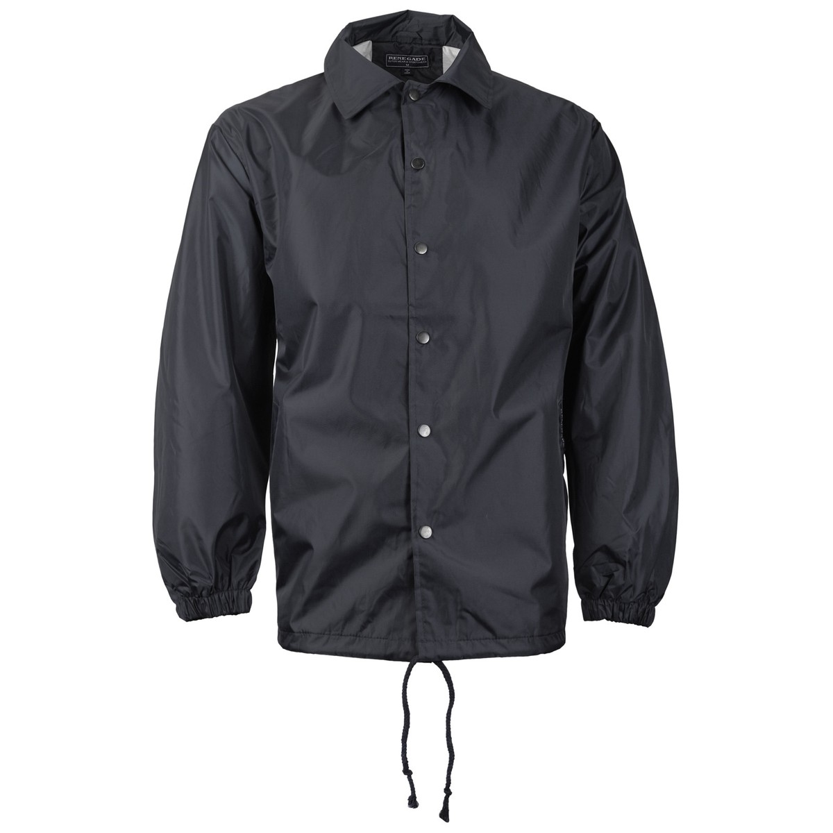 Men's Lightweight Water Resistant Button Up Windbreaker Coach Jacket