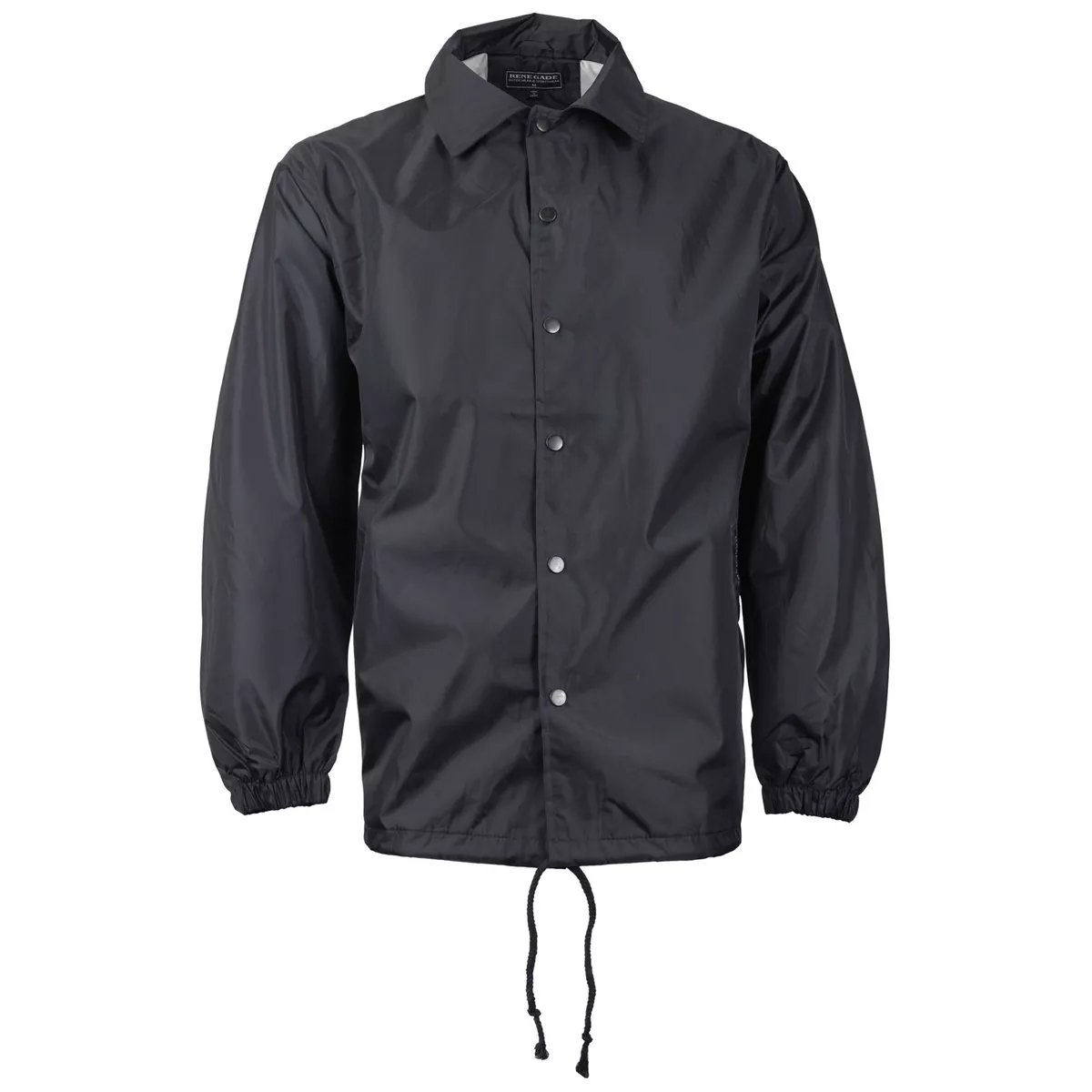 Button up store windbreaker jacket